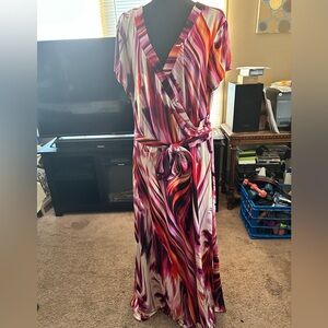 Ashley Stewart Multicolored Dress